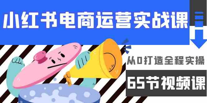 （9724期）小红书电商运营实战课，​从0打造全程实操（65节视频课）-源小星资源网