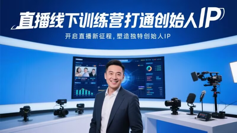 图片[1]-直播线下训练营：打通创始人 IP【运营课程】 - 源小星资源网-游戏源码网-源小星资源网-游戏源码网