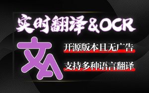STranslate实时翻译-开源无广告/可离线运行-源小星资源网-游戏源码网
